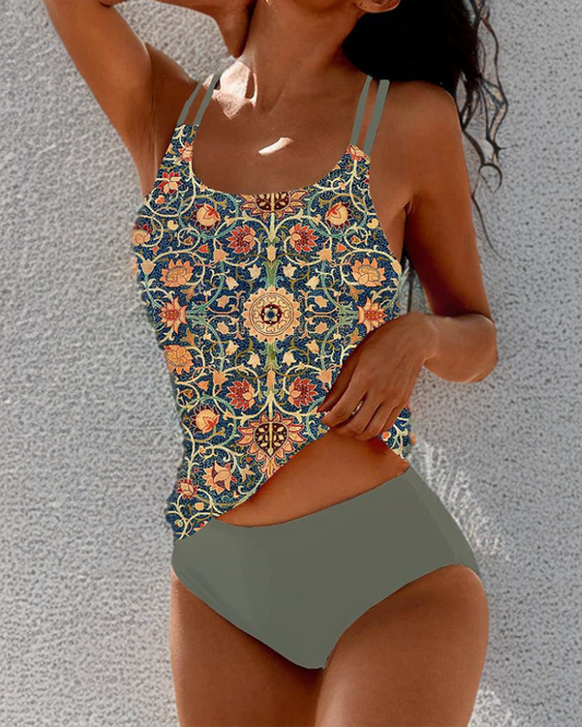 Alina | Costume intero con doppie spalline regolabili