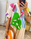 32 Emelia | Abstract Print Dress