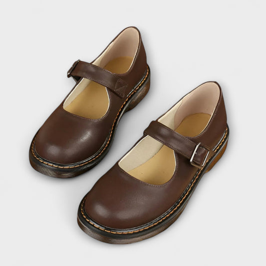 Scarpe Mary Jane Vintage da Donna – Scarpe Classiche con Cinghie e Soletta Confortevole