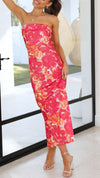 Jodie - Abito Midi Chic Senza Spalline