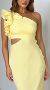 Blaire - Abito Maxi con Cutout a Spalla Scoperta