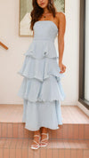 Kate - Abito Maxi con Rouches a Strati