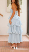 Kate - Abito Maxi con Rouches a Strati