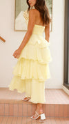 Kate - Abito Maxi con Rouches a Strati