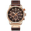 Orologio Elegante al Quarzo con Cinturino in Pelle