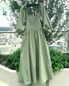 Ophelia - Vestito Midi con Maniche a Volant