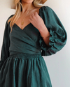 Ophelia - Vestito Midi con Maniche a Volant