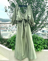 Ophelia - Vestito Midi con Maniche a Volant