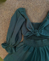 Ophelia - Vestito Midi con Maniche a Volant