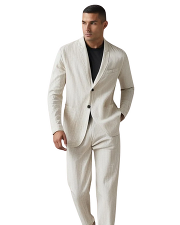 Elegante set di lino