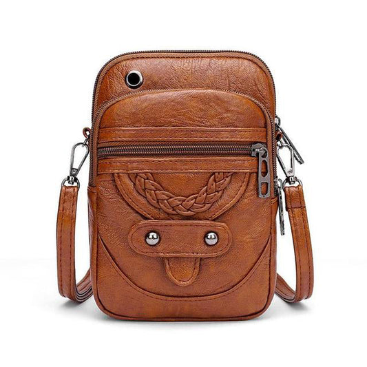 Carice - Borsa in Pelle Vintage