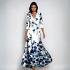 Elisa - Abito Maxi Elegante con Fiori