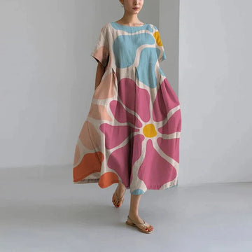 Calliope - Abito Elegante con Stampa Floreale