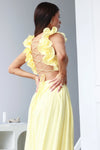 Vanessa - Elegante Abito Maxi Senza Schiena