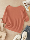 Maglia in Viscosa con Scollo Ampio
