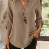 Blusa Fluida con Scollo Aperto