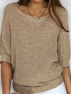 Maglia in Viscosa con Scollo Ampio
