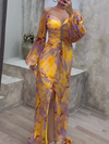 Gisselle - Abito Maxi con Scollatura a V