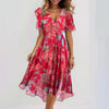 Leviana™ | Abito Midi Floreale Elegante