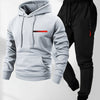 Parisian — Set Felpa con Cappuccio e Pantaloni Sportivi