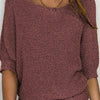 Maglia in Viscosa con Scollo Ampio