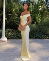 Emory - Abito Maxi Satinato Senza Schiena