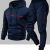 Parisian — Set Felpa con Cappuccio e Pantaloni Sportivi