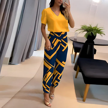 Valentina - Set Elegante Blusa e Pantaloni