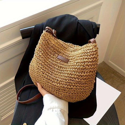 Borse a Tracolla Estive in Rattan da Donna
