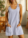 Terri - Vestito Mini a Righe con Tasche