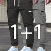 2 pezzi Pantaloni Cargo da Uomo - Tasche Multifunzionali, Coulisse Regolabile, Adatti per Abbigliamento Casual e Formale in Tutte le Stagioni - Ottimo Regalo di Compleanno/Natale - Lavabile in Lavatrice e Durevole, un Must-have per gli Appassionati di Att