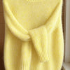 Pullover Elegante con Collo Rotondo in Maglia