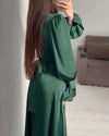 ItalianFrost - Abito Maxi in Satin