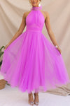 Phoebe - Vestito Midi con Gonna Lunga