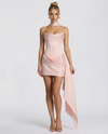 VESTITO MINI CORSET CON DRAPPEGGIO E NASTRO