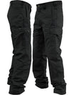 Men's Tactical Cargo Pants- Multi Functional Zippered Pockets for Hiking Construction Travel All Seasons