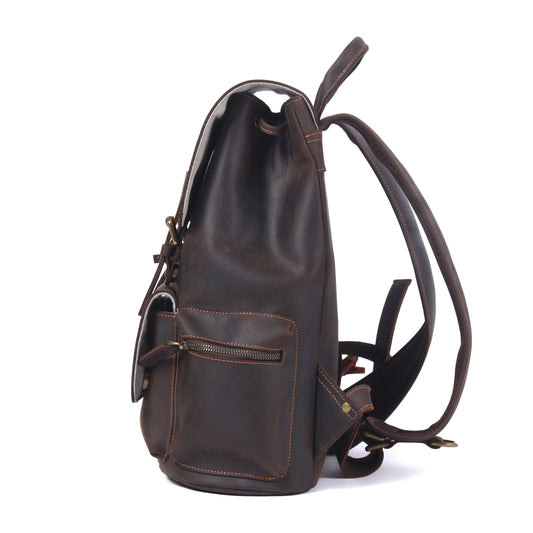 Zaino in Pelle con Chiusura a Coulisse | FIRENZE