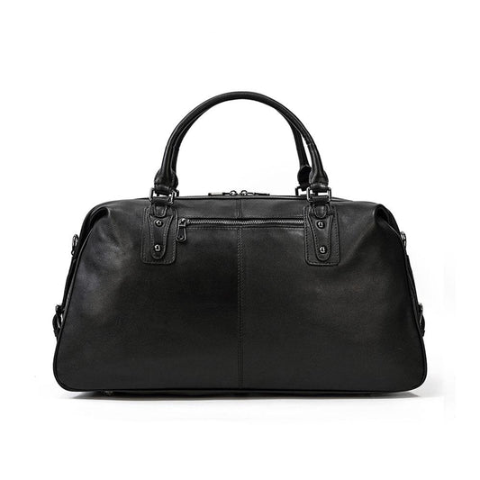 Borsa da viaggio in pelle nera | ALBERT