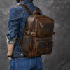 Zaino in Pelle Marrone | TRENTO