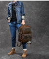 Zaino in Pelle Marrone | TRENTO