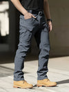 Carlo — Pantaloni Cargo in Tessuto Elastico