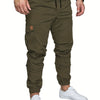 Luca — Pantaloni Cargo con Tasche a Patta