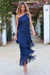 Lauren - Abito Maxi con frange