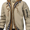 Giacca da Uomo con Cappuccio in Colore Unito - Giacca con Zip in Vestibilità Larga, Con Zip Frontale a Lunghezza Completa, Foderata per Primavera/Autunno/Inverno, Abbigliamento Casual (Nessuna Cintura Richiesta)