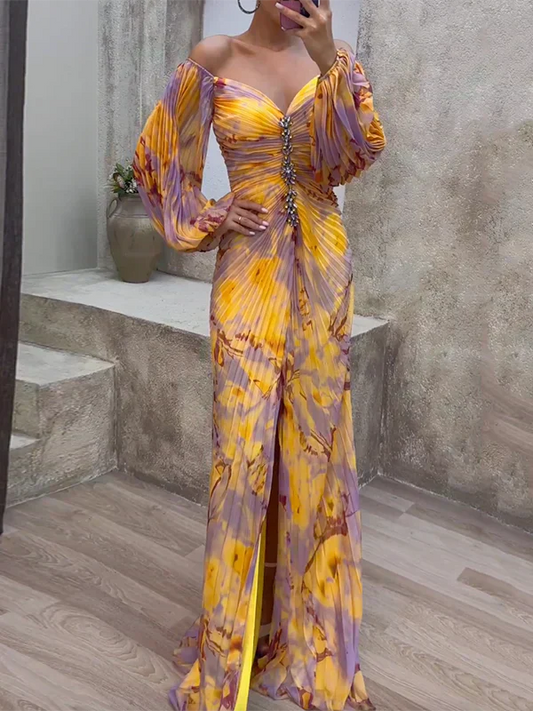 Maria Vestito Chic con Scollatura a V