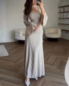 Aiah - Elegante Abito Maxi Tricot