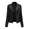 Ameliora - Giacca in Pelle Casual Elegante