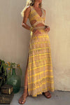 Bianca - Vestito Plunge Cut-Out in Cotone