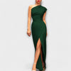Axa - Elegante Abito Maxi Asimmetrico da Sera