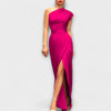 Axa - Elegante Abito Maxi Asimmetrico da Sera